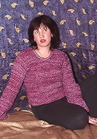 Horny brunette inviting some hard fuck as she opens wide to reveal her hairy mature hole!