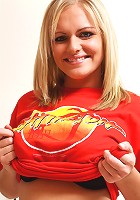 Victoria in a Baywatch outfit