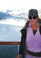 Kelly's big tits on a ship in Alaska!