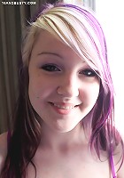 Extreme adorable teen exposes her gorgeous big tits and cute small ass