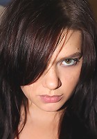 Gorgeous teen with huge mammaries exposes her countless tattoos and is going to take a shower