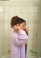 Moody but very attractive teen shows her absolute amazing big tits off