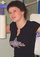 Mysterious super hot teen model shows off her amazing natural huge hooters