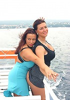 Aneta Buena and her girlfriend Kora It was really intoxicating trip on boat