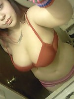 Sexy chubby teen posing