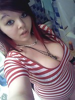 Sexy chubby teen posing