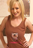 Adorable teenager with large tits