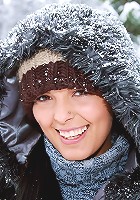 Teenage girl showing her boobies