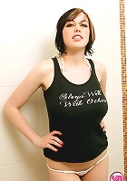 Cute chubby teen big natural tits