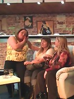 Fat bitch rides his dick on a couch