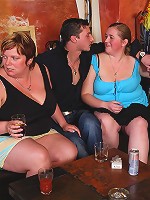 Impressive fat girls have great orgy