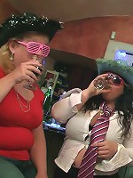 Thick dick fucks fat party slut hard