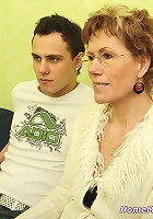 Strict lady and her young fucker